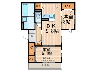 コンフォール甲子園口4丁目の物件間取画像